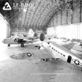 Préfabrication d&#39;espace d&#39;espace avion Hangar Construction Hangar en métal Structure en acier